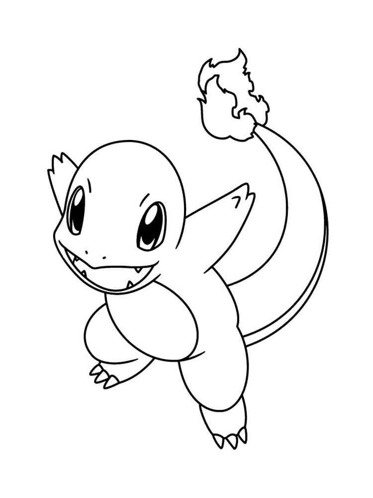Charmander Stampabile da colorare