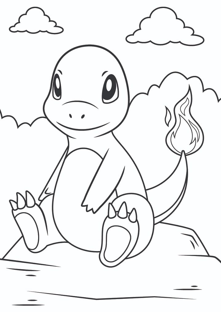 Charmander per Bimbi da colorare
