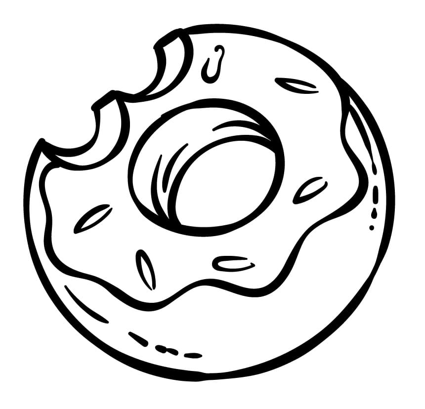 Ciambella Base da colorare