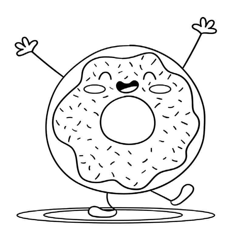 Ciambella Delizioso da colorare