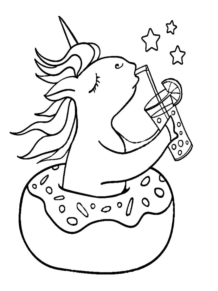 Ciambella Facile da colorare