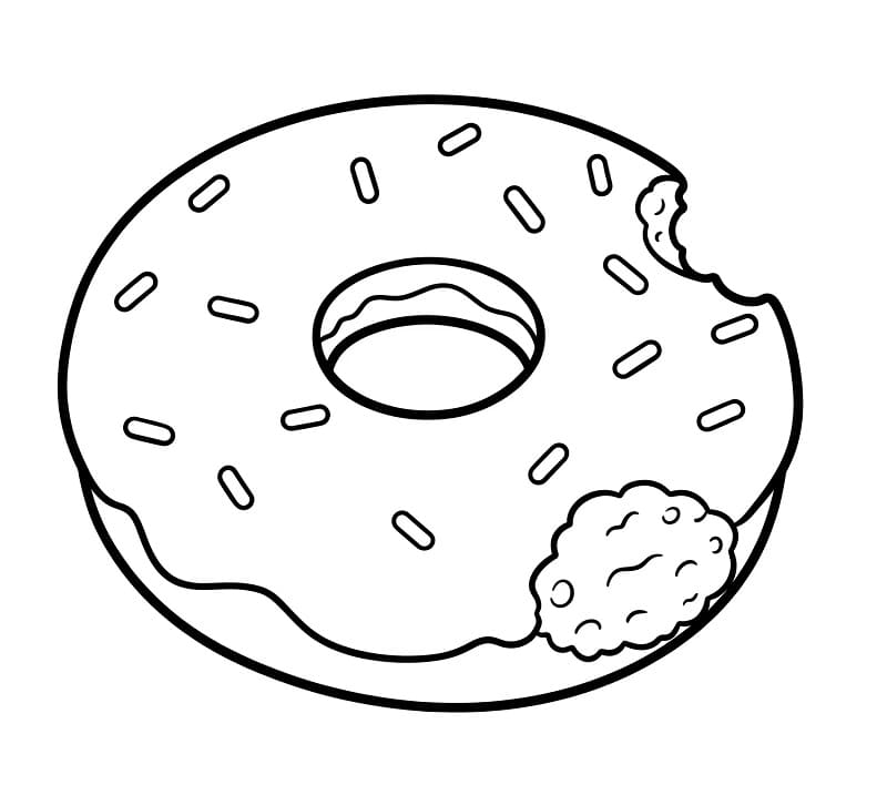 Ciambelle da colorare