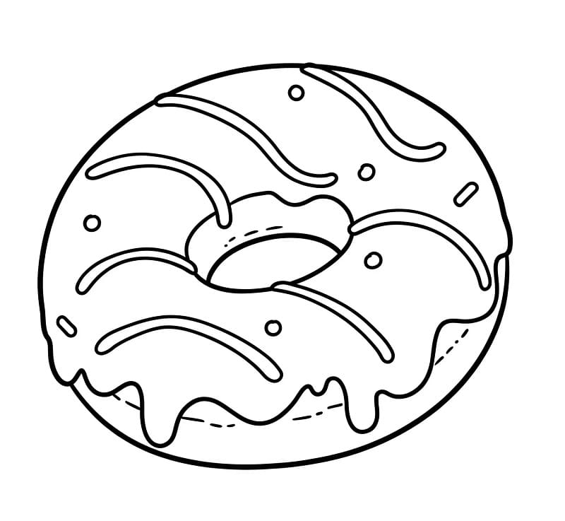 Ciambella per Bimbi da colorare