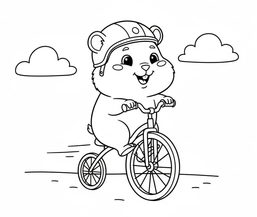 Criceto Animale da colorare