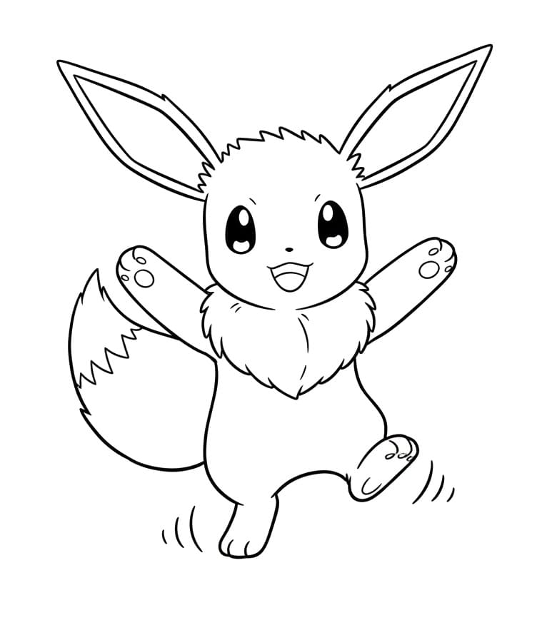 Eevee Delizioso da colorare