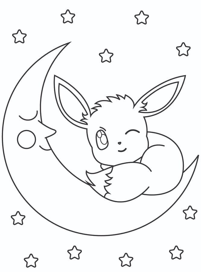 Eevee Pokémon da colorare