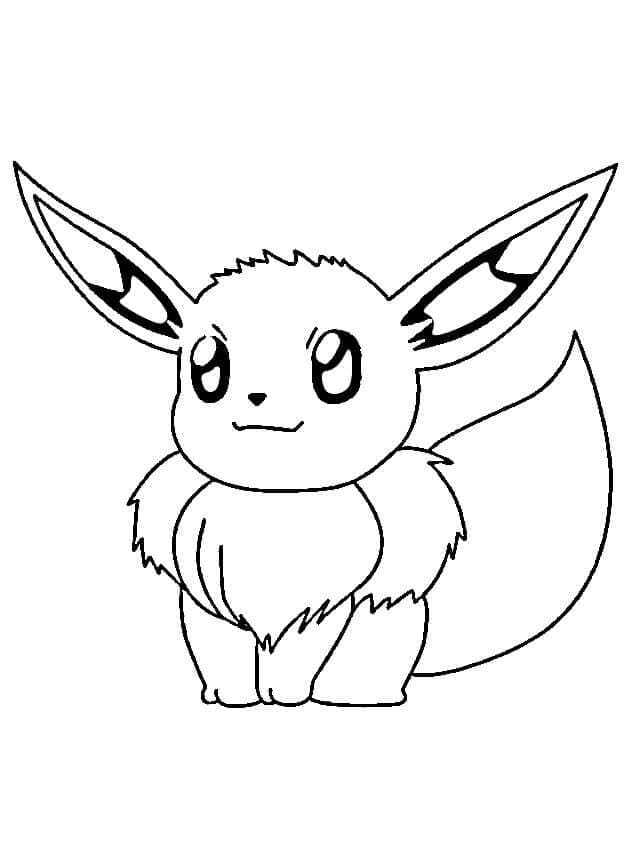Eevee Regalo da colorare