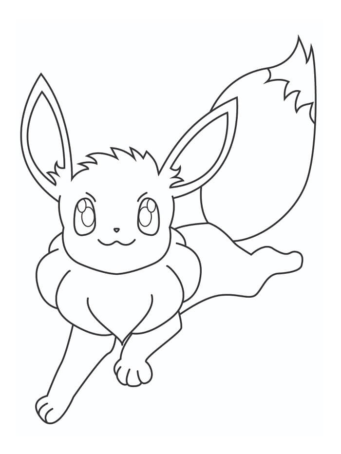 Eevee per Bimbi da colorare