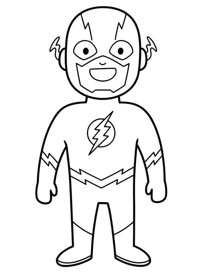 Felice Flash da colorare