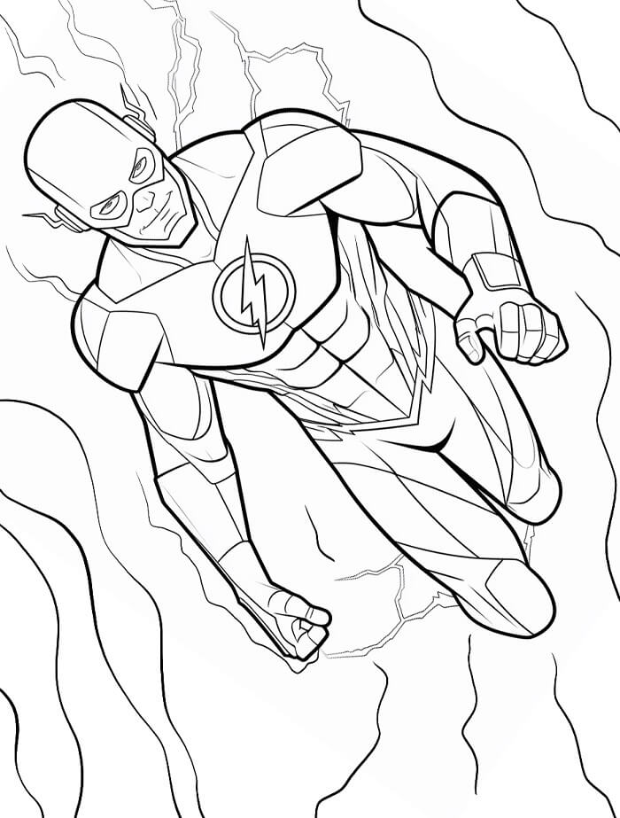 Flash (1) da colorare