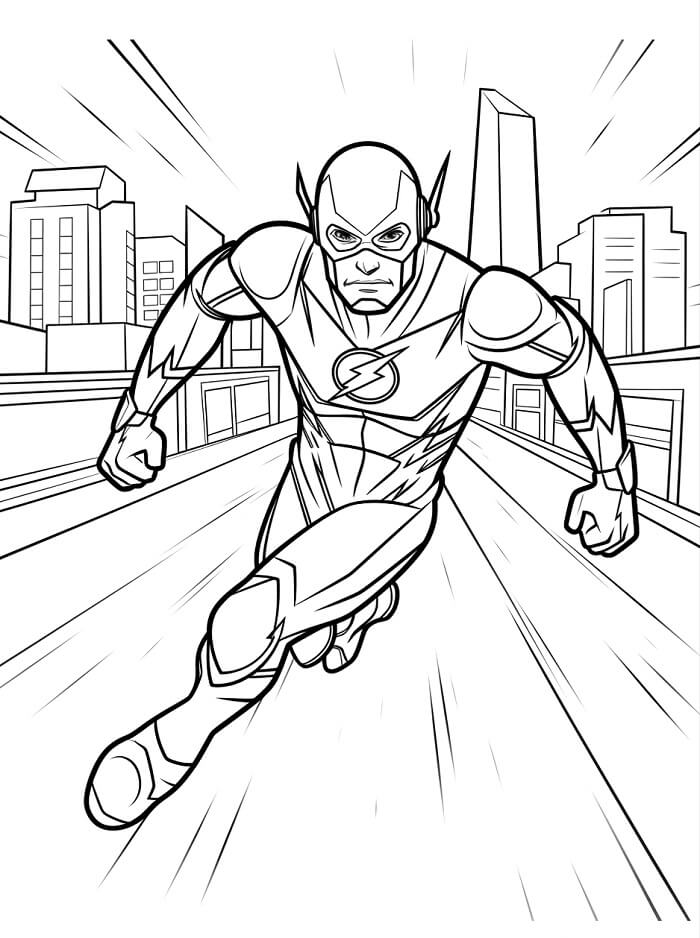 Flash (2) da colorare