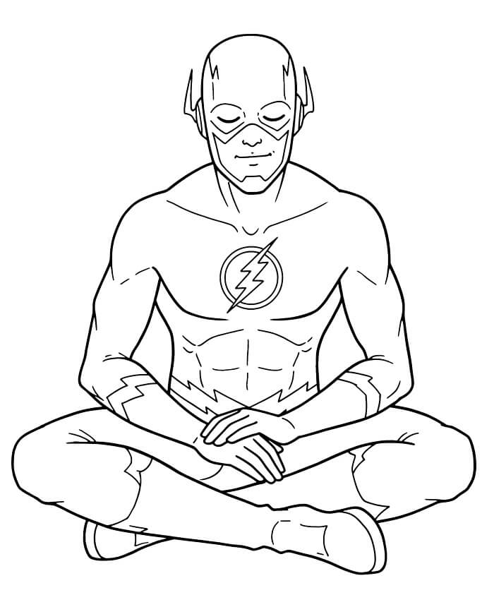 Flash (3) da colorare