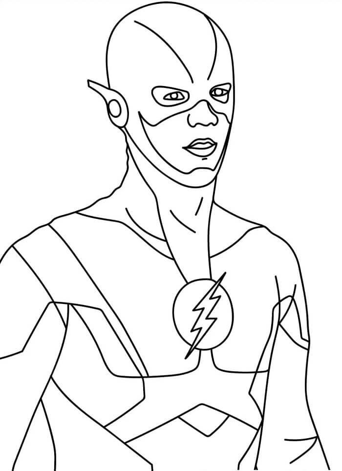 Flash (4) da colorare