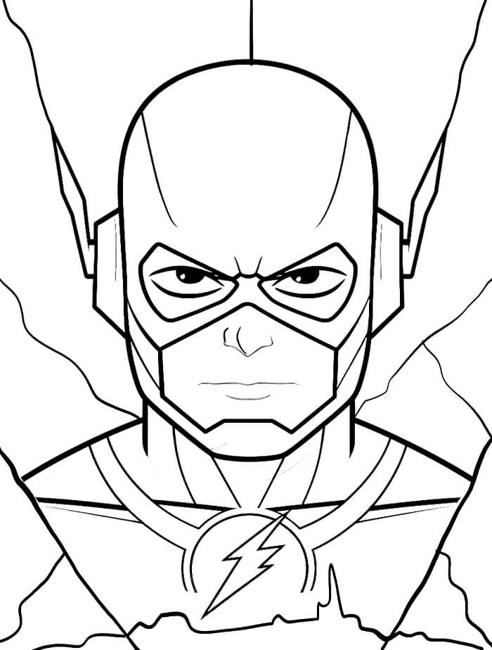 Flash (5) da colorare