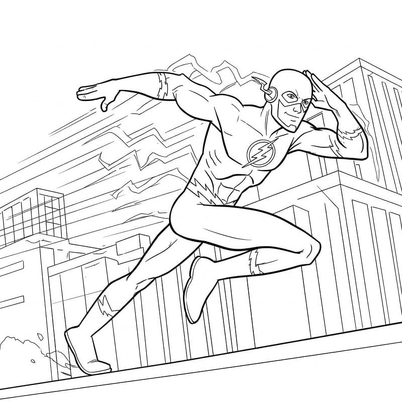 Flash Animato da colorare