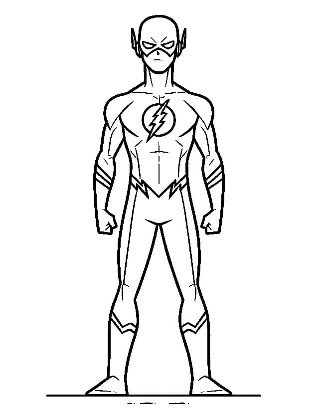 Flash Cartone da colorare