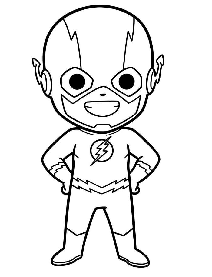 Flash Grazioso da colorare