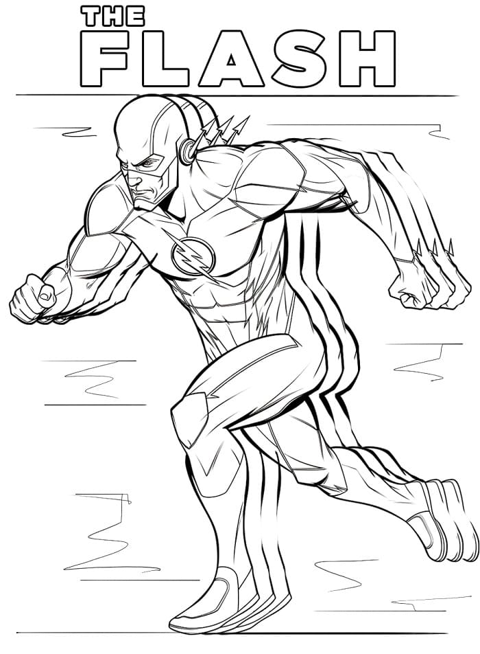 Flash Stampabile per Bambini da colorare