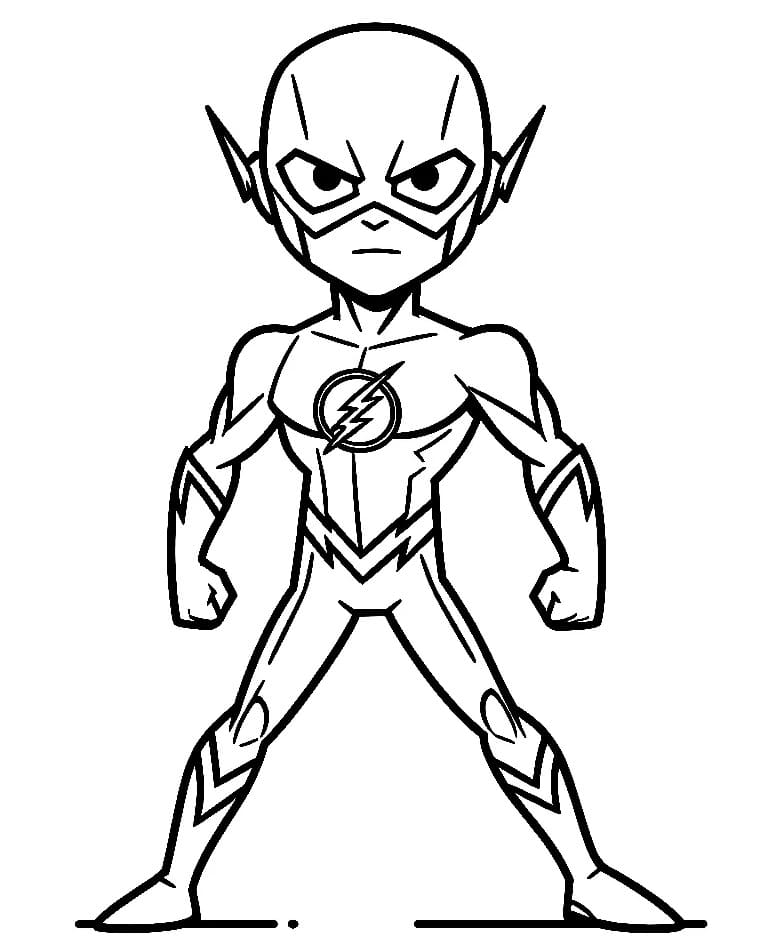 Flash Straordinario da colorare