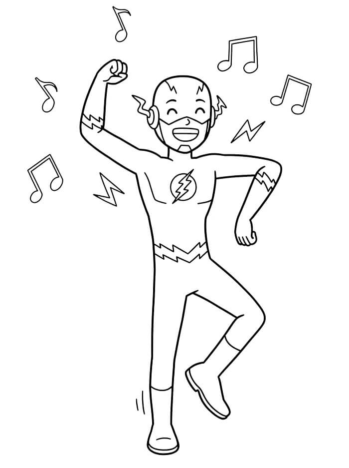 Flash per Bimbi di 2 Anni da colorare