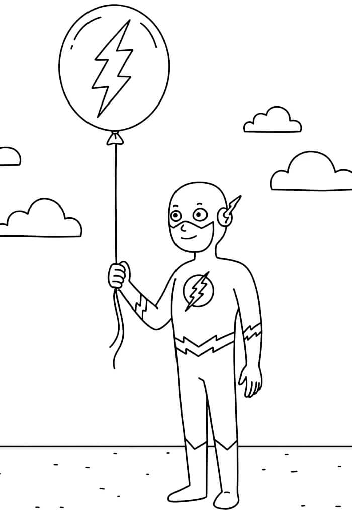 Flash per Bimbi di 5 Anni da colorare