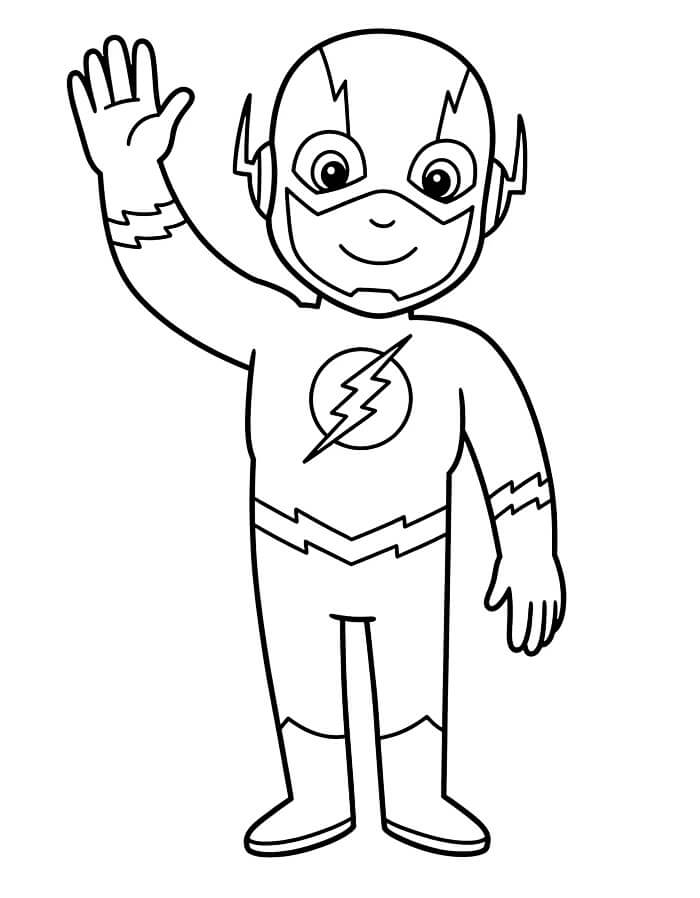 Flash per Bimbi di 6 Anni da colorare