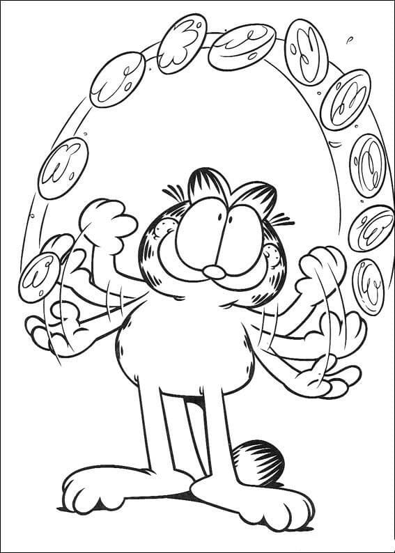 Garfield (7) da colorare