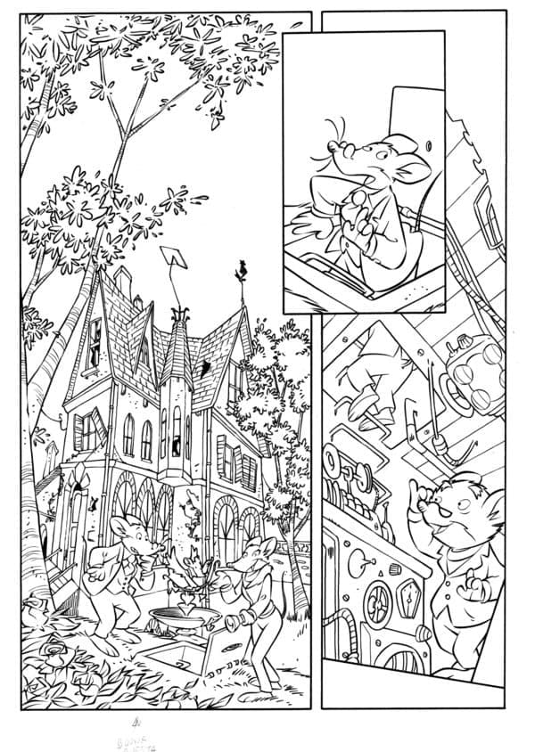 Geronimo Stilton Gratis per Bambini da colorare