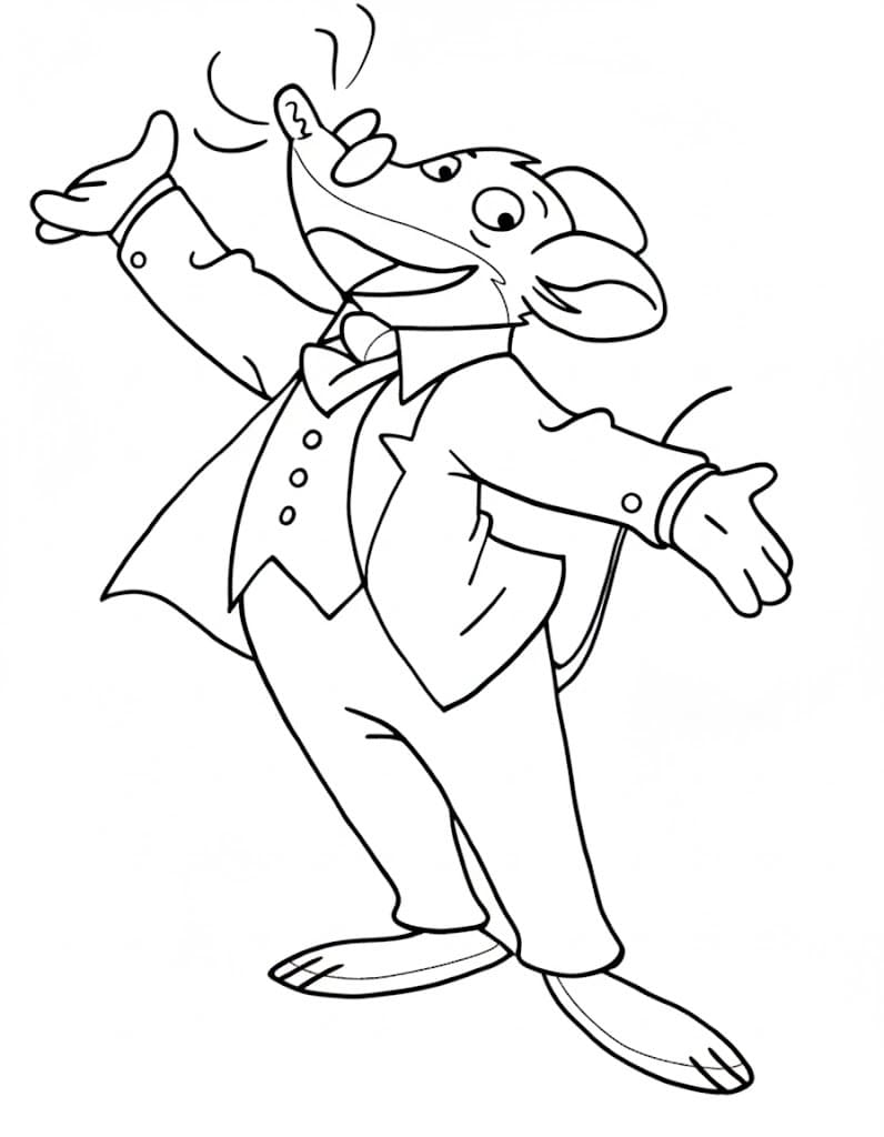 Geronimo Stilton Gratuito da colorare