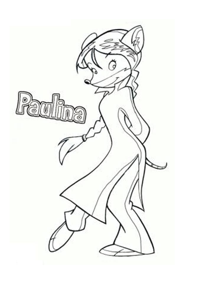 Geronimo Stilton Immagine Stampabile da colorare