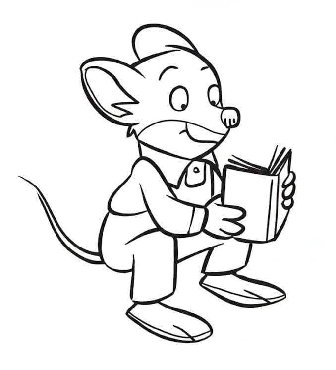 Geronimo Stilton Stampabile Gratis da colorare
