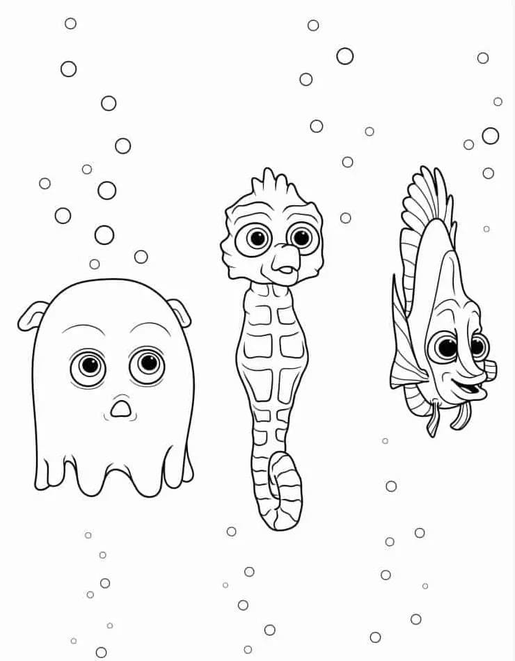 Gratis Alla ricerca di Nemo da Stampare da colorare