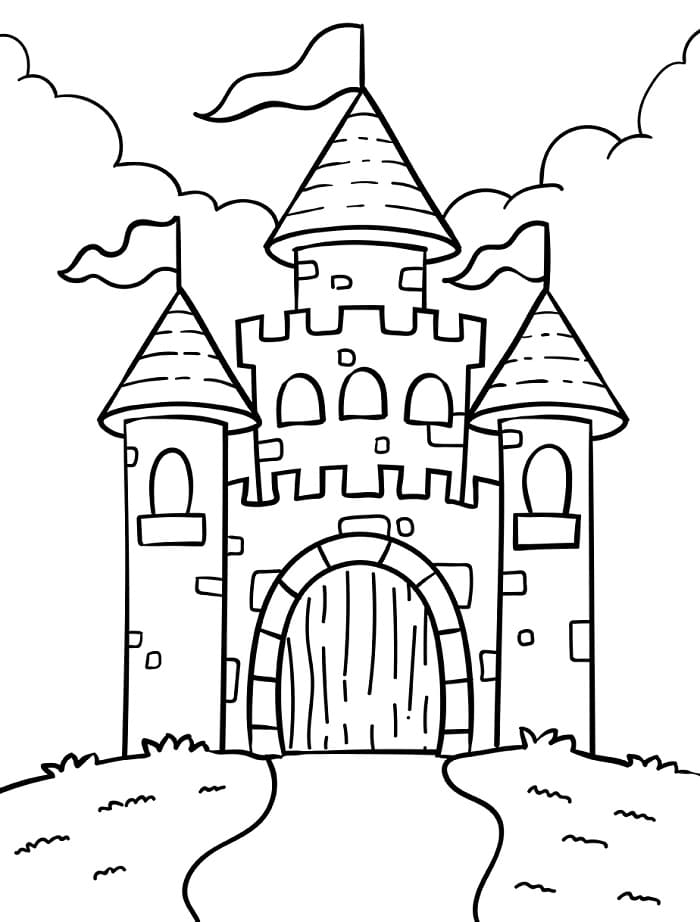 Gratis Castello per Bimbi da colorare