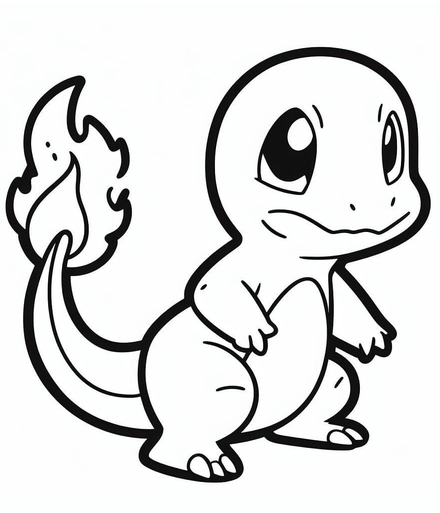 Gratis Charmander Stampabile da colorare