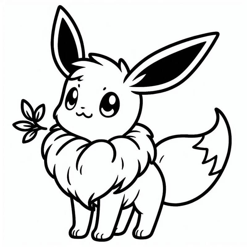 Gratis Eevee Stampabile da colorare
