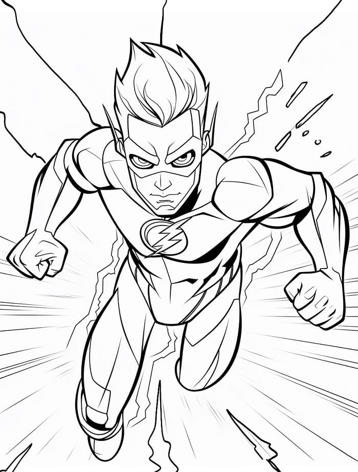 Gratis Flash da Stampare da colorare