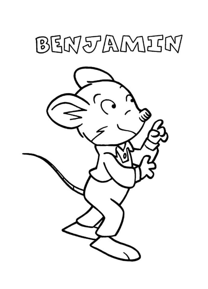 Gratis Geronimo Stilton per Bimbi da colorare
