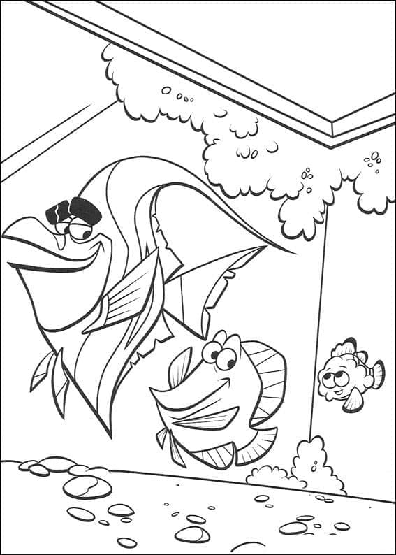 Gratis Immagine Alla ricerca di Nemo da colorare