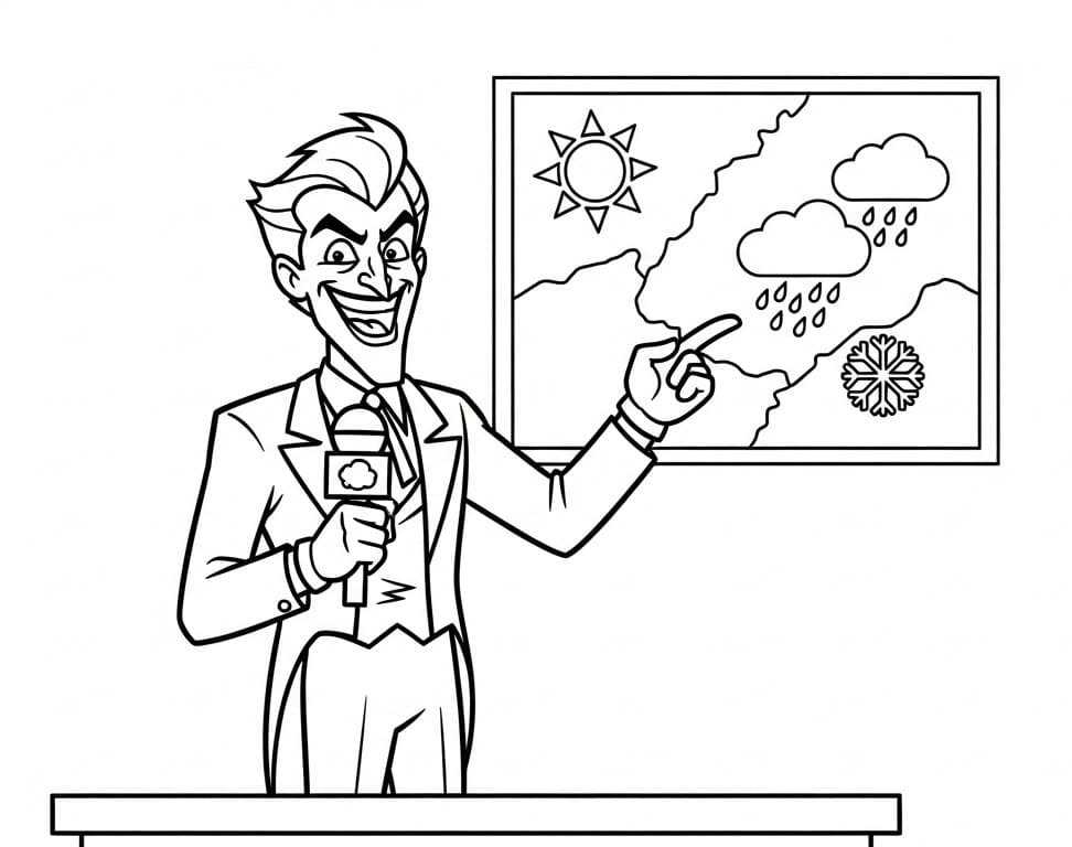 Gratis Immagine Joker da colorare