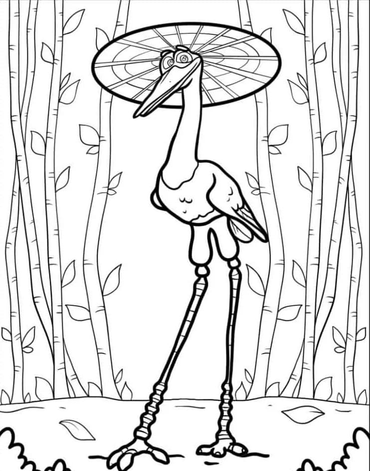 Gratis Kung Fu Panda Stampabile da colorare