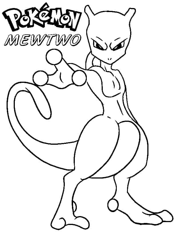 Gratis Mewtwo per Bimbi da colorare