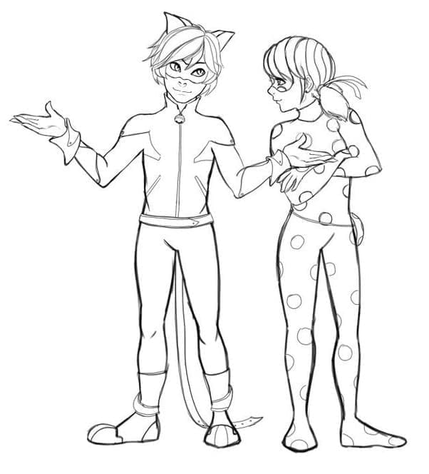 Gratis Miraculous da Stampare da colorare