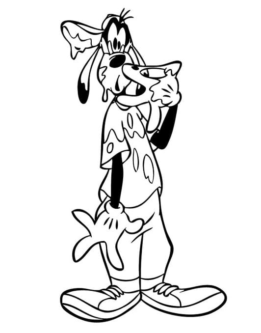 Gratis Pippo Stampabile da colorare