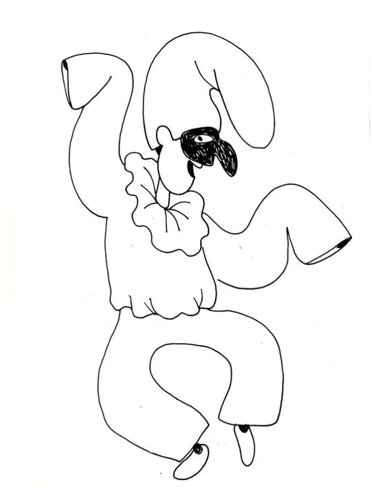 Gratis Pulcinella per Bimbi da colorare