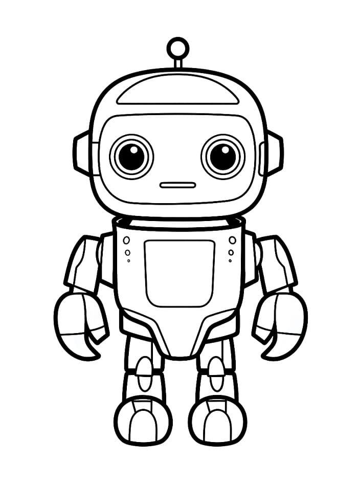 Gratis Robot Stampabile da colorare