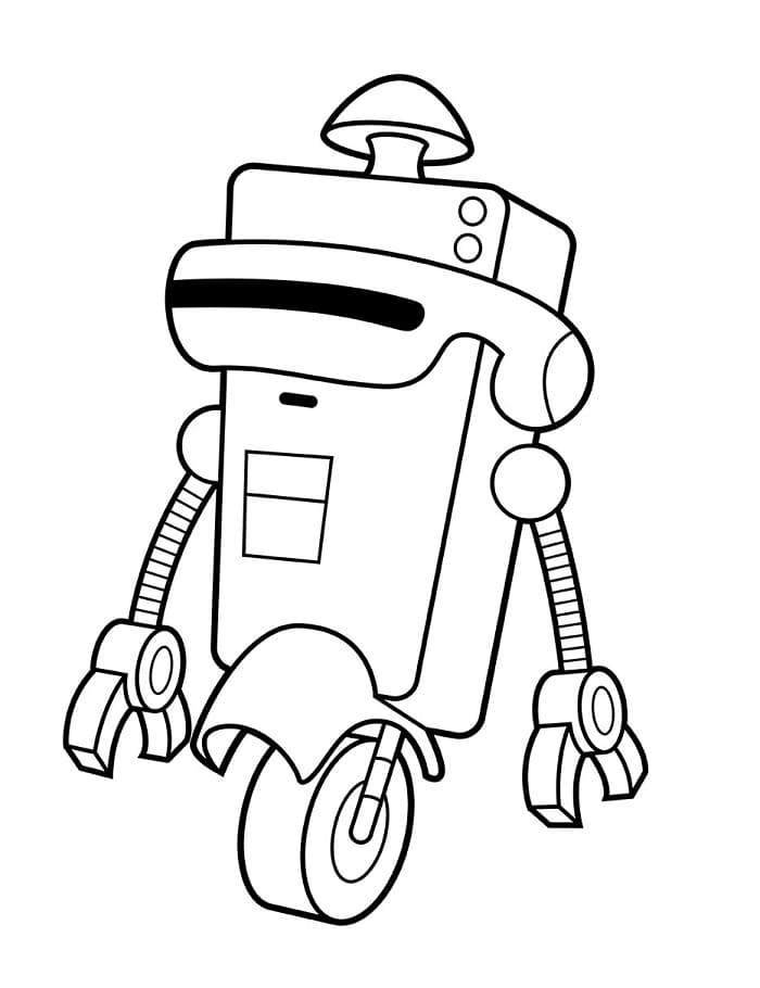 Gratis Robot da Stampare da colorare