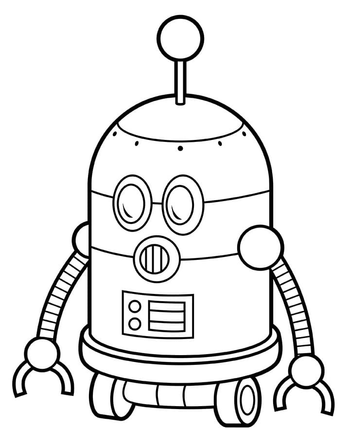 Gratis Robot per Bimbi da colorare