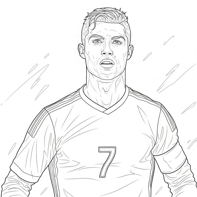 Gratis Ronaldo per Bimbi da colorare