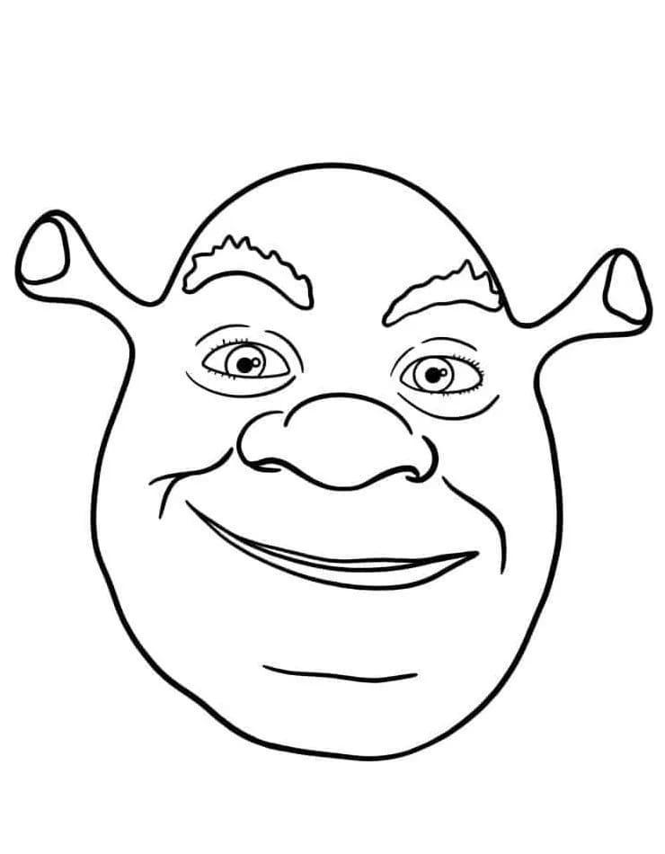 Gratis Shrek Stampabile da colorare