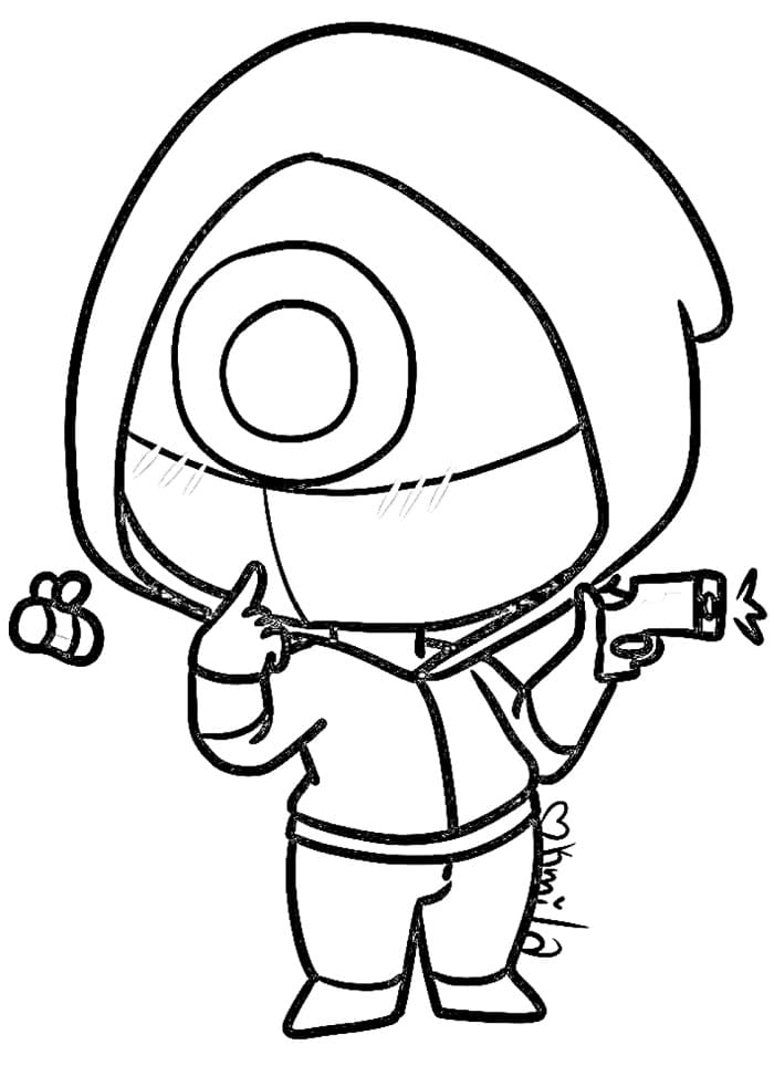 Gratis Squid Game Stampabile da colorare